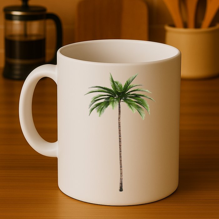 Cool Beach Summer Vacation Tropical Palm Tree Mug