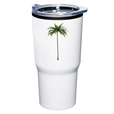 Cool Beach Summer Vacation Tropical Palm Tree Tumbler