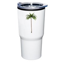 Cool Beach Summer Vacation Tropical Palm Tree Tumbler