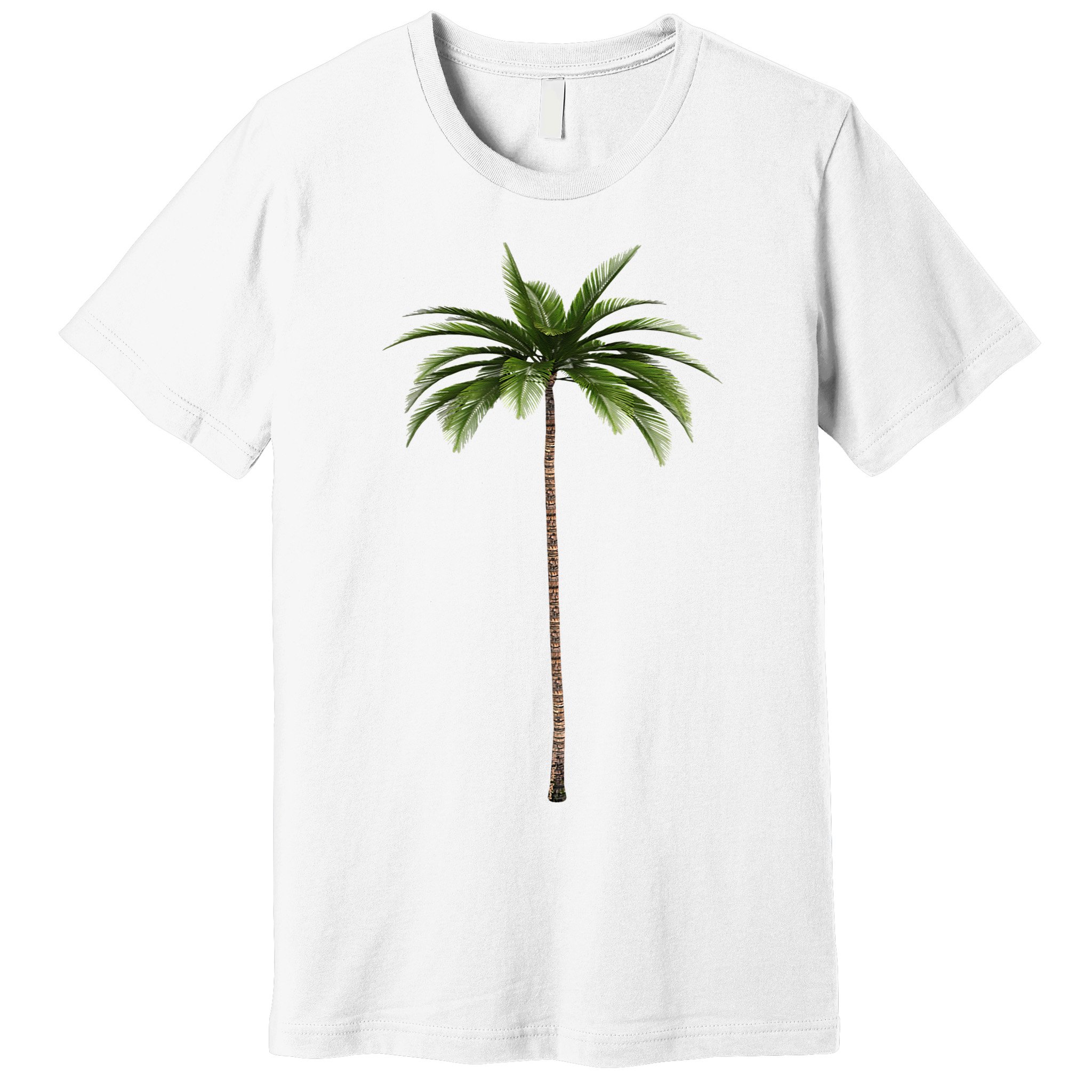 Cool Beach Summer Vacation Tropical Palm Tree Premium T-Shirt