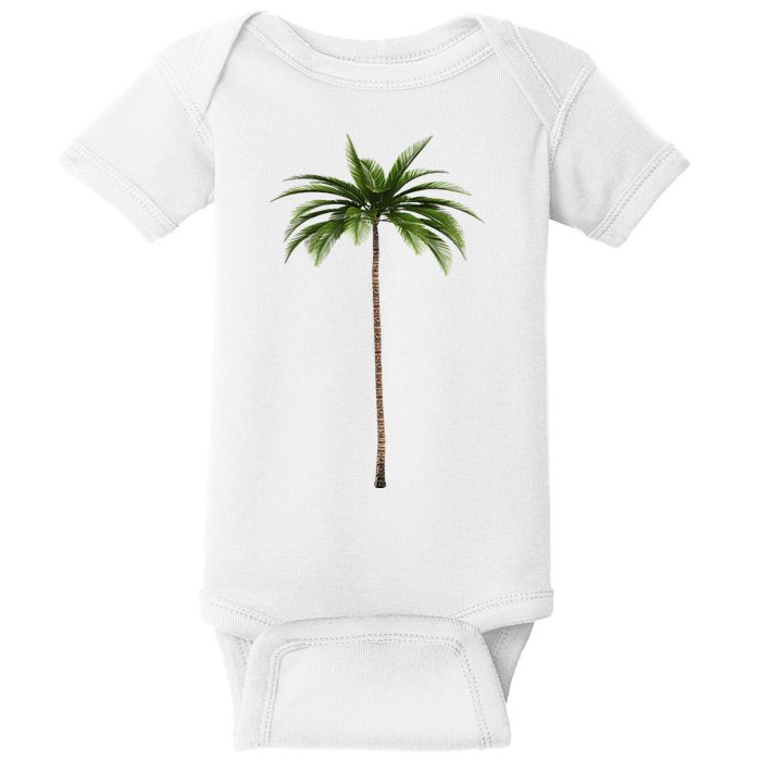 Cool Beach Summer Vacation Tropical Palm Tree Baby Bodysuit