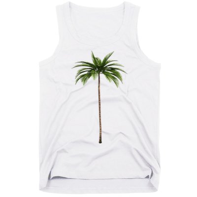 Cool Beach Summer Vacation Tropical Palm Tree Tank Top