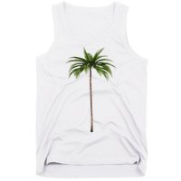 Cool Beach Summer Vacation Tropical Palm Tree Tank Top