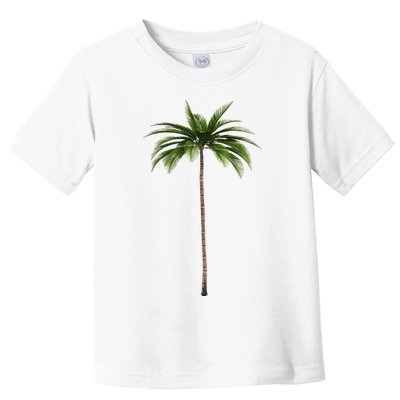 Cool Beach Summer Vacation Tropical Palm Tree Toddler T-Shirt