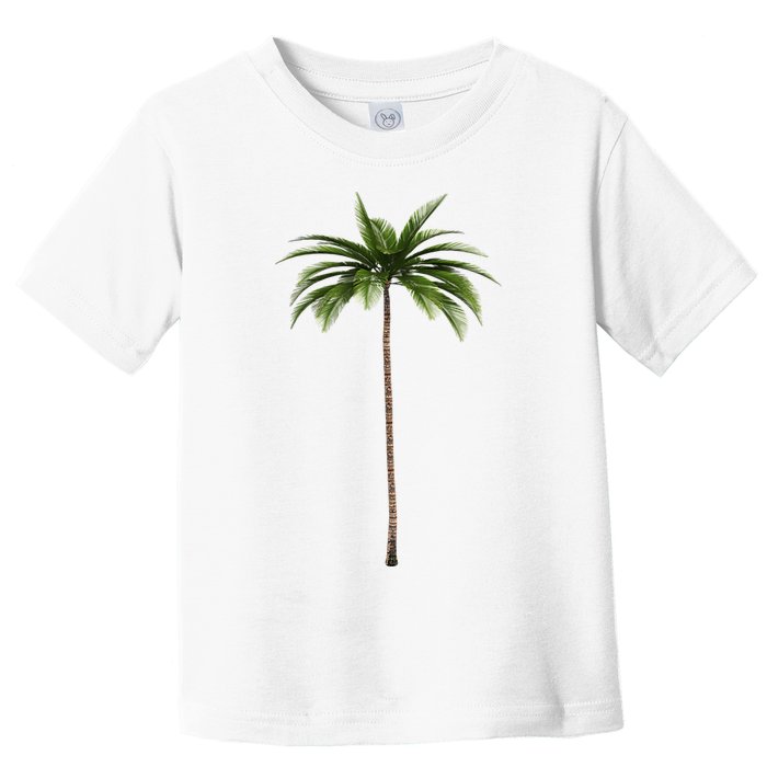Cool Beach Summer Vacation Tropical Palm Tree Toddler T-Shirt
