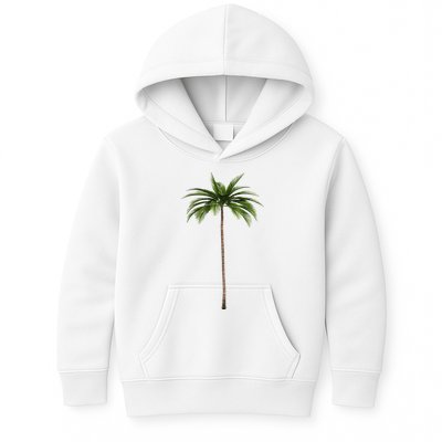 Cool Beach Summer Vacation Tropical Palm Tree Kids Hoodie
