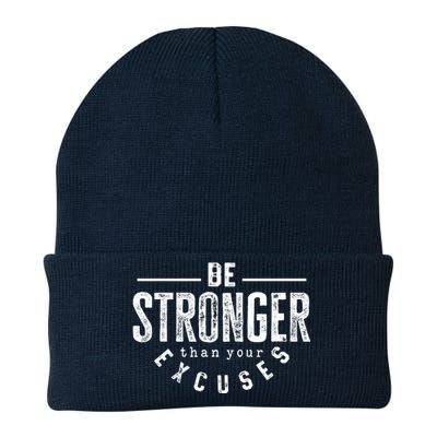 Cool Be Stronger Than Your Excuses Knit Cap Winter Beanie