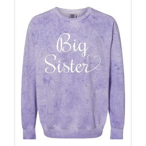 Cool Big Sister Colorblast Crewneck Sweatshirt