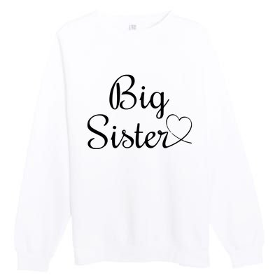 Cool Big Sister Premium Crewneck Sweatshirt