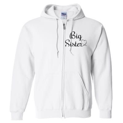 Cool Big Sister Full Zip Hoodie