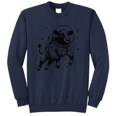 Cow Breeder Space Astronaut Red Angus Cattle Sweatshirt