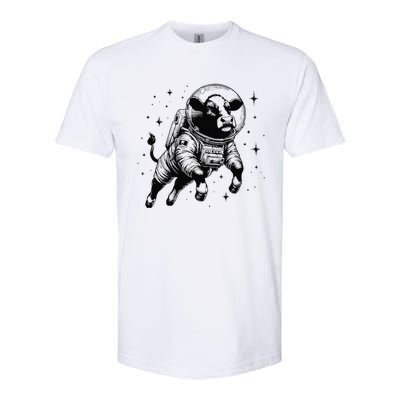 Cow Breeder Space Astronaut Red Angus Cattle Softstyle® CVC T-Shirt