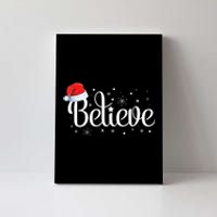 Christmas Believe Santa Claus Believe Christmas Canvas