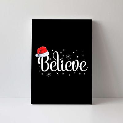 Christmas Believe Santa Claus Believe Christmas Canvas