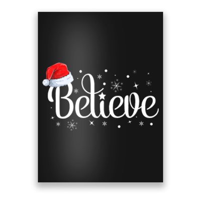 Christmas Believe Santa Claus Believe Christmas Poster