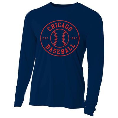 Chicago Baseball Seventh Inning Stretch Fan Gear Cooling Performance Long Sleeve Crew