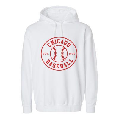 Chicago Baseball Seventh Inning Stretch Fan Gear Garment-Dyed Fleece Hoodie