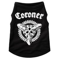Coroner Band  Small Black Doggie Tank