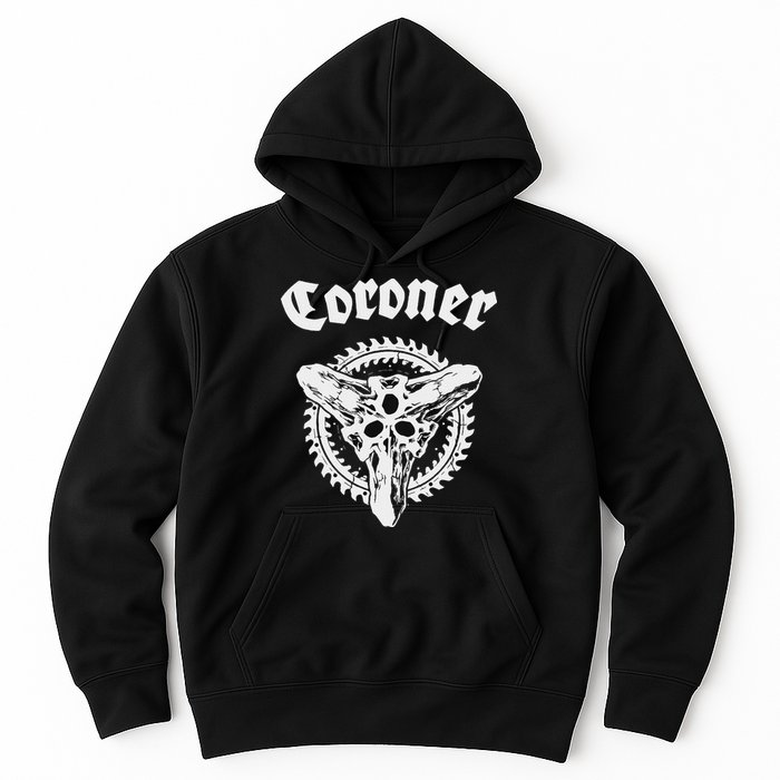 Coroner Band  Small Black Hoodie