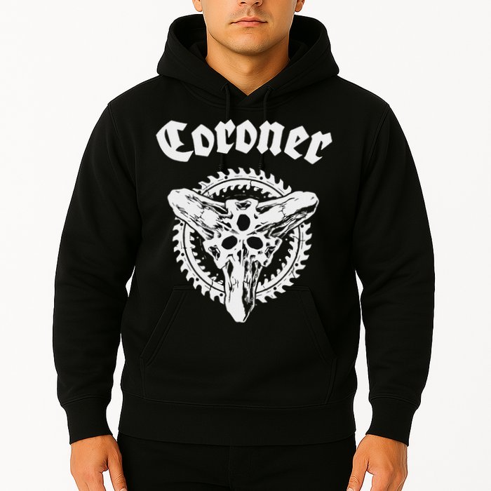 Coroner Band  Small Black Hoodie