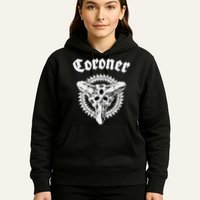 Coroner Band  Small Black Hoodie