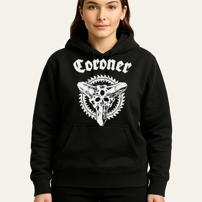 Coroner Band  Small Black Hoodie