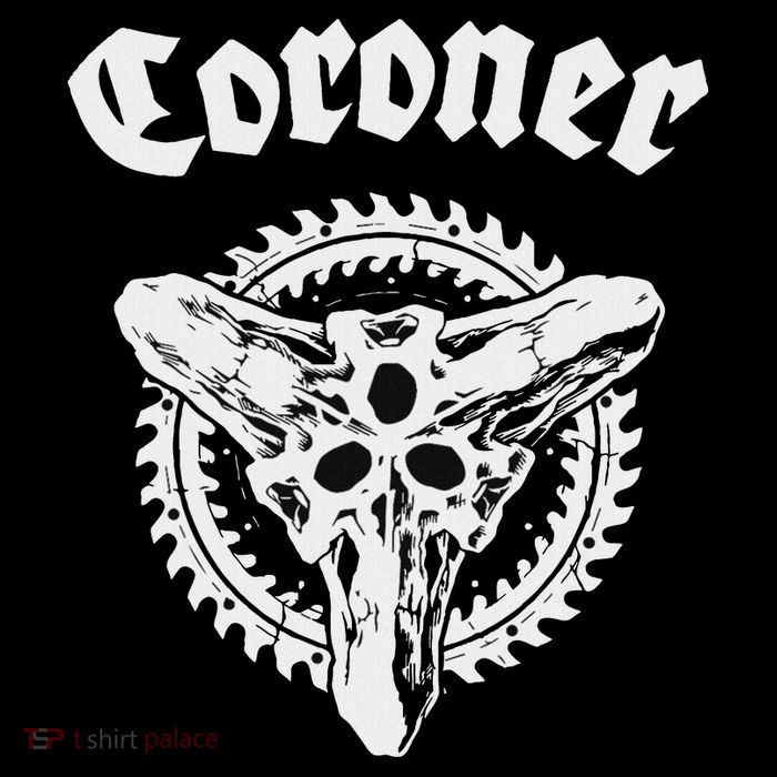 Coroner Band  Small Black Tall T-Shirt