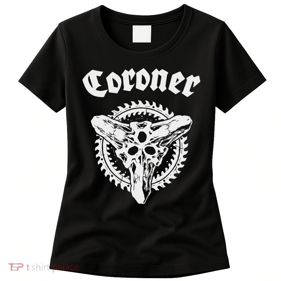 Coroner Band  Small Black Womens T-Shirt