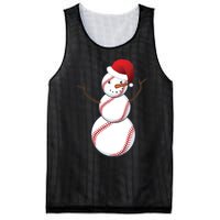 Christmas Baseball Snowman Mesh Reversible Basketball Jersey Tank