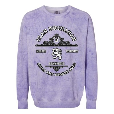 Clan Buchanan Scottish Kilt Highland Games Colorblast Crewneck Sweatshirt