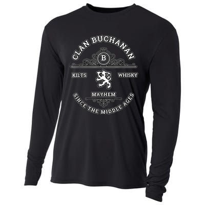 Clan Buchanan Scottish Kilt Highland Games Cooling Performance Long Sleeve Crew