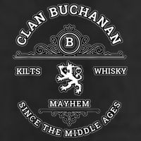 Clan Buchanan Scottish Kilt Highland Games 25L Jumbo Tote