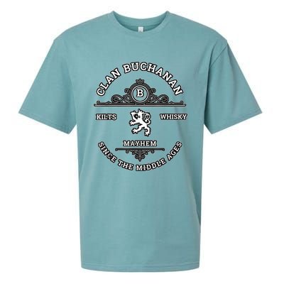 Clan Buchanan Scottish Kilt Highland Games Sueded Cloud Jersey T-Shirt