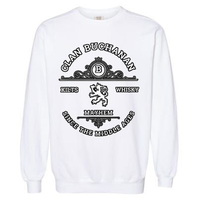 Clan Buchanan Scottish Kilt Highland Games Garment-Dyed Sweatshirt