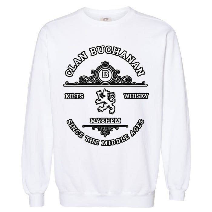 Clan Buchanan Scottish Kilt Highland Games Garment-Dyed Sweatshirt