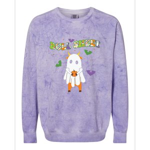 Cute Bull Sheet Western Halloween Gift Colorblast Crewneck Sweatshirt