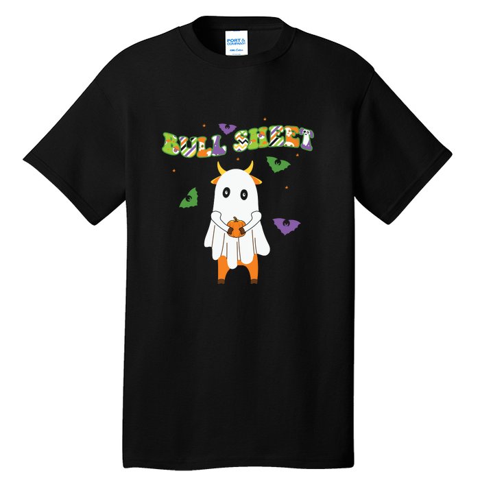 Cute Bull Sheet Western Halloween Gift Tall T-Shirt