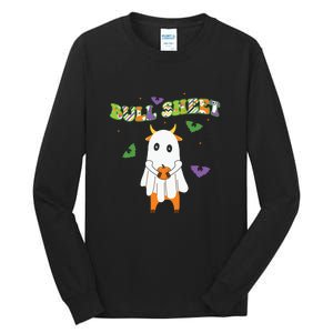 Cute Bull Sheet Western Halloween Gift Tall Long Sleeve T-Shirt