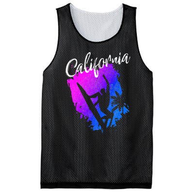 California Beach Surfing Tee Wavesurfing Mesh Reversible Basketball Jersey Tank