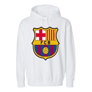 Cool Barcelona Soccer Jersey Garment-Dyed Fleece Hoodie