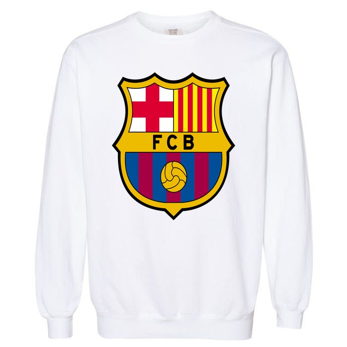 Cool Barcelona Soccer Jersey Garment-Dyed Sweatshirt