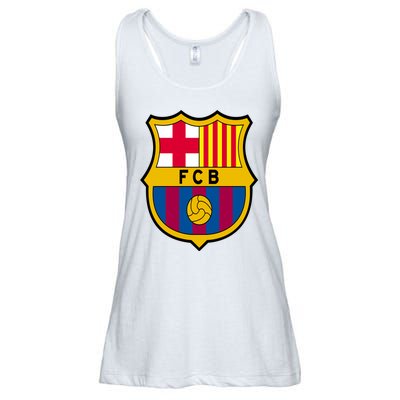 Cool Barcelona Soccer Jersey Ladies Essential Flowy Tank