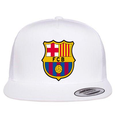 Cool Barcelona Soccer Jersey Flat Bill Trucker Hat