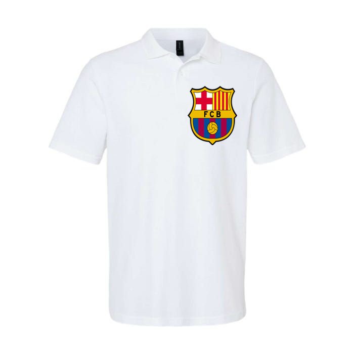 Cool Barcelona Soccer Jersey Softstyle Adult Sport Polo