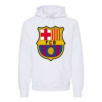 Cool Barcelona Soccer Jersey Premium Hoodie