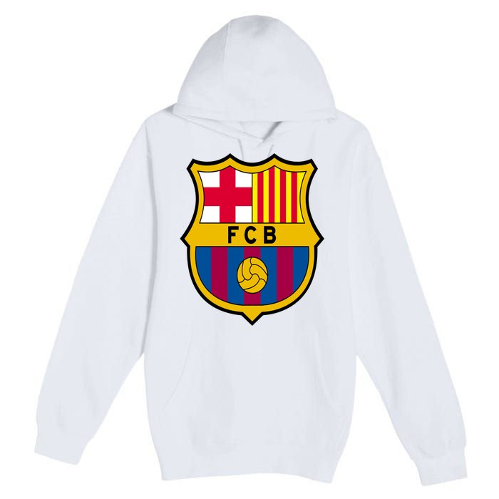 Cool Barcelona Soccer Jersey Premium Pullover Hoodie