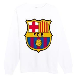 Cool Barcelona Soccer Jersey Premium Crewneck Sweatshirt