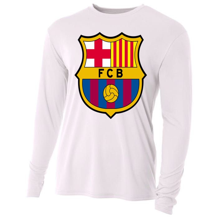 Cool Barcelona Soccer Jersey Cooling Performance Long Sleeve Crew