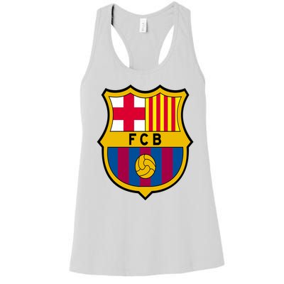 Cool Barcelona Soccer Jersey Women's Racerback Tank