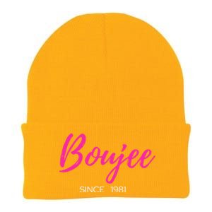 Classy Boujee Since 1981 Gift Knit Cap Winter Beanie